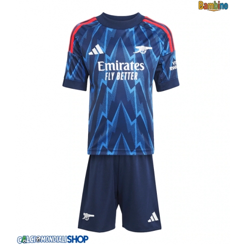 Maglie da calcio Arsenal Seconda Maglia Bambino 2025-26 Manica Corta + Pantaloni corti)